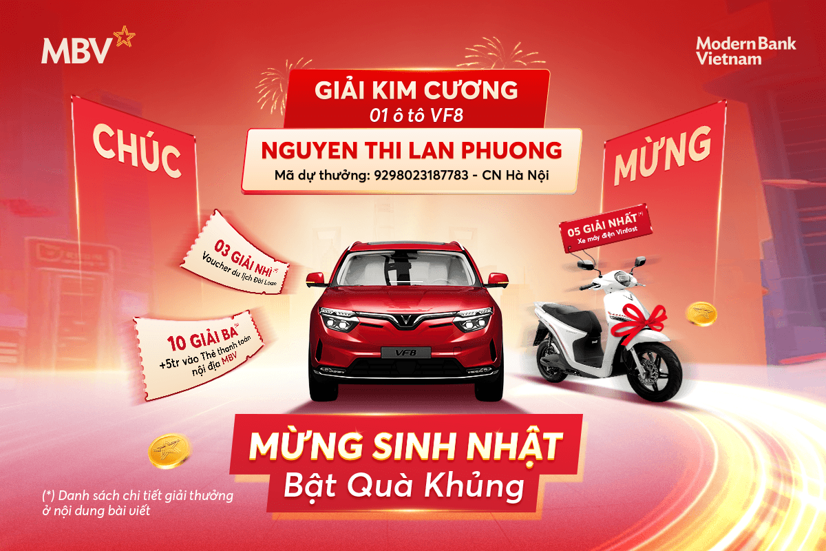 LỘ DIỆN CHỦ NHÂN GIẢI THƯỞNG KIM CƯƠNG CHƯƠNG TRÌNH “MỪNG SINH NHẬT - BẬT QUÀ KHỦNG”