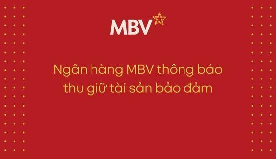 Thông báo thu giữ tài sản bảo đảm